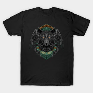 Lone Wolf Engraving Art T-Shirt